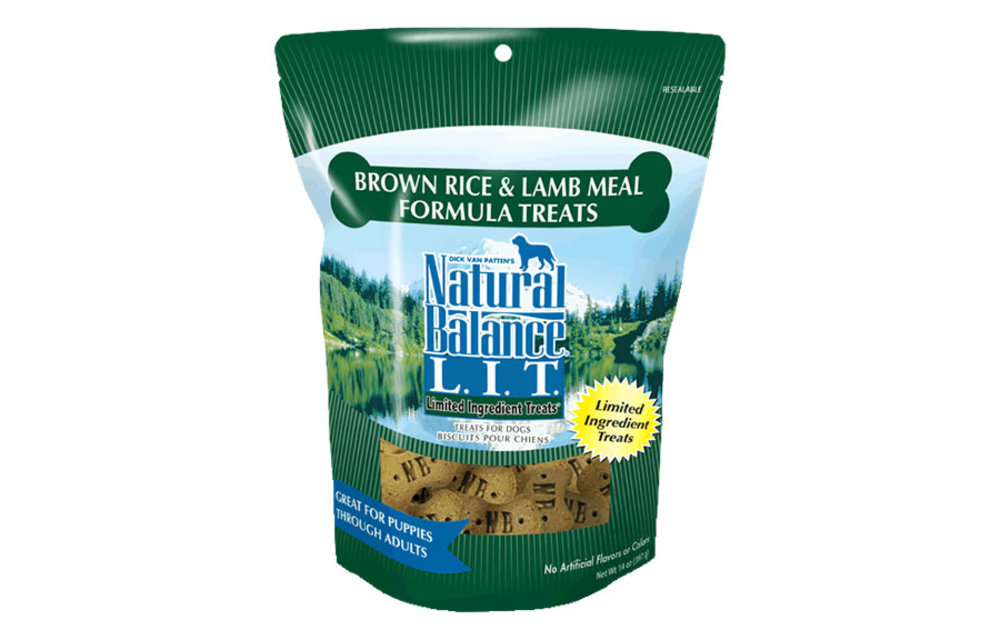 Natural Balance Lamb/Brown Rice Treat Dog 14 oz