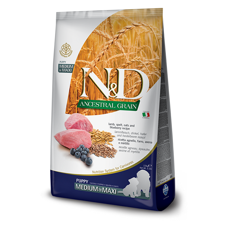 Farmina Ancestral Grain Lamb & Blueberry Puppy 2.5 kg