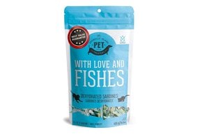 Granville Island Pet Treatery-Love & Fishes Sardines Treat Dog 400 g