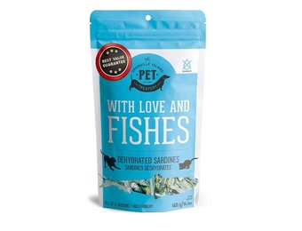 Granville Island Pet Treatery-Love & Fishes Sardines Treat Dog 400 g
