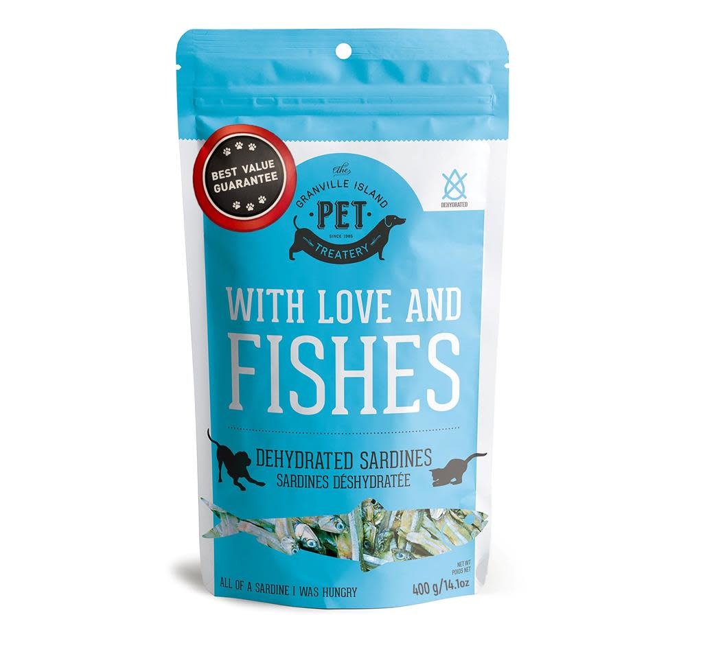 Granville Island Pet Treatery-Love & Fishes Sardines Treat Dog 400 g