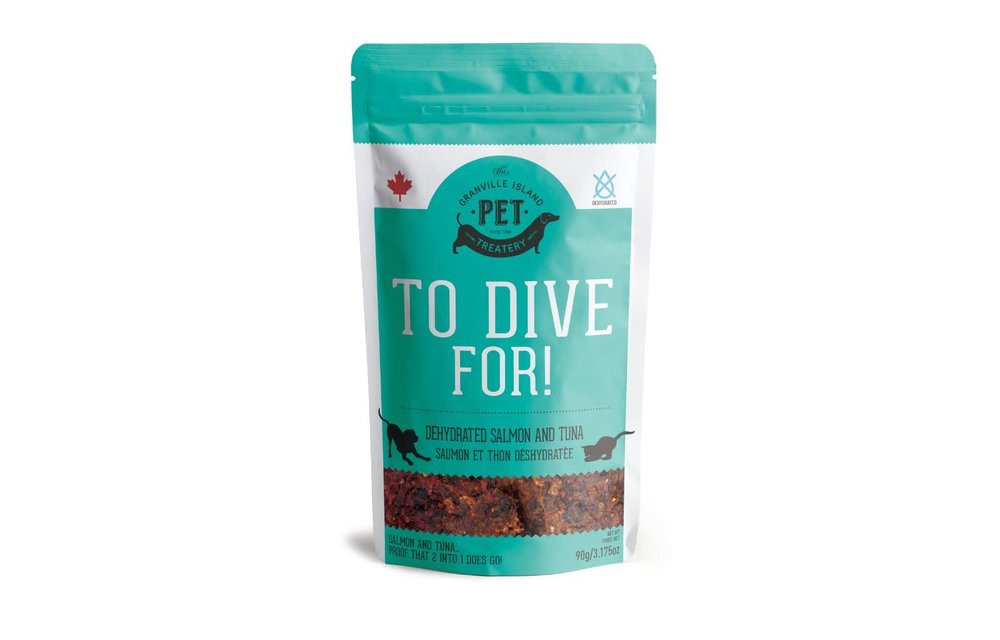Granville Island Pet Treatery-To Dive For! Salmon & Tuna Treat Dog 90 g