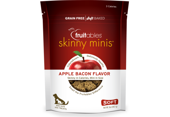 Fruitables Skinny Mini Apple & Bacon Treat Dog 141 g