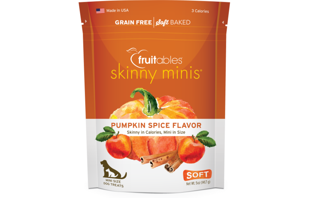 Fruitables Skinny Mini Pumpkin Spice Treat Dog 141 g