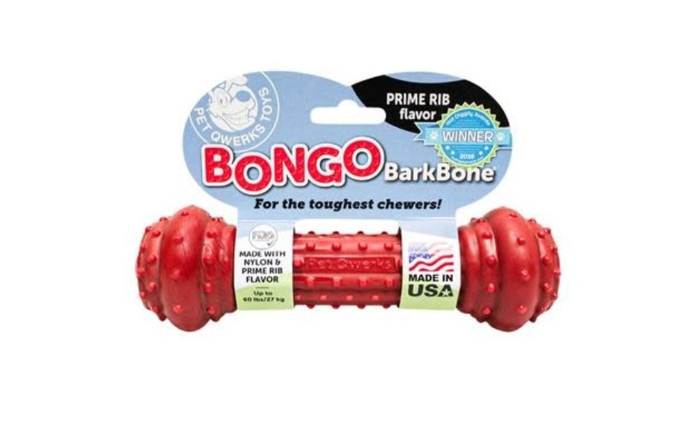 Pet Qwerks Prime Rib Bongo Bark Large