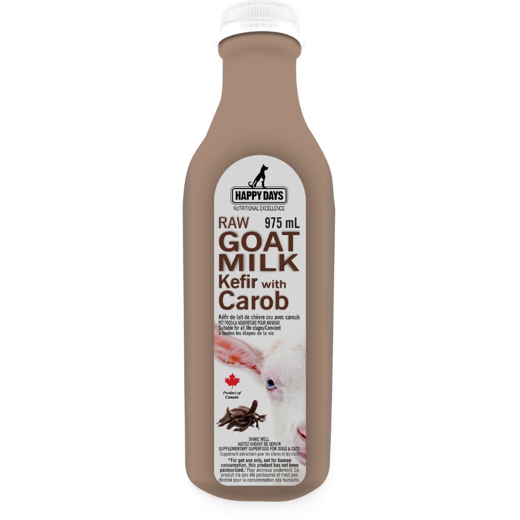 Happy Days Goat Milk Kefir Carob 975 ml