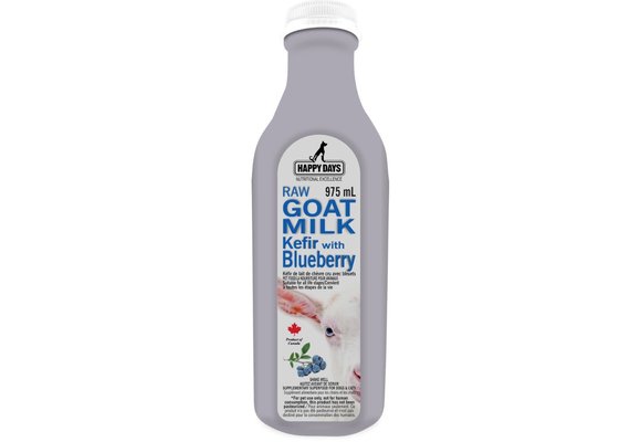 Happy Days Goat Milk Kefir Blueberries 975 ml