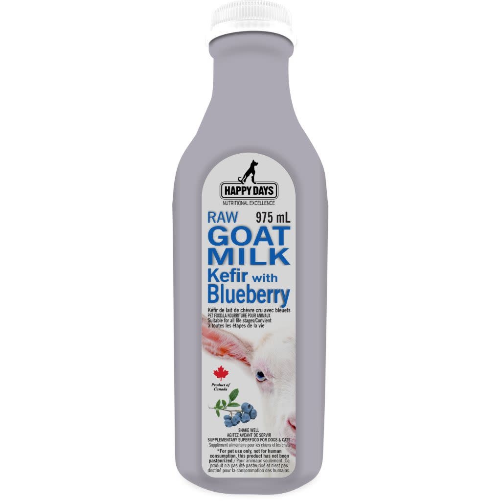 Happy Days Goat Milk Kefir Blueberries 975 ml