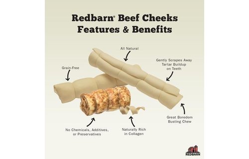 Redbarn Chicken Glazed Beef Cheek Roll  Sm/Med