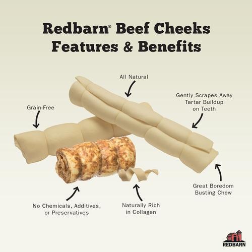Redbarn Chicken Glazed Beef Cheek Roll  Sm/Med