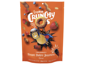 Fromm Crunchy O's Peanut Butter Jammers Treats Dog 6 oz