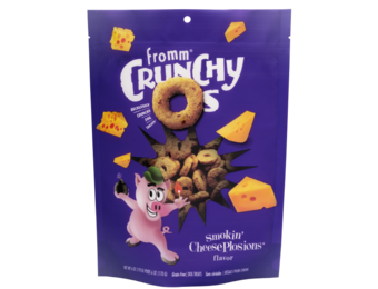 Fromm Crunchy O's GF Smokin' CheesePlosions Treats Dog 6 oz