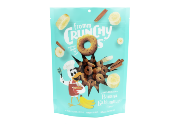 Fromm Crunchy O's GF Banana Kablammas Treats Dog 6 oz