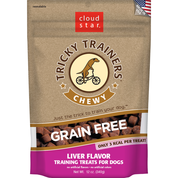 Cloud Star Tricky Trainers GF Chewy Liver Dog 12 oz