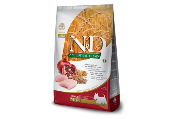 Farmina Ancestral Grain Chicken & Pomegranate Senior Mini 2.5kg