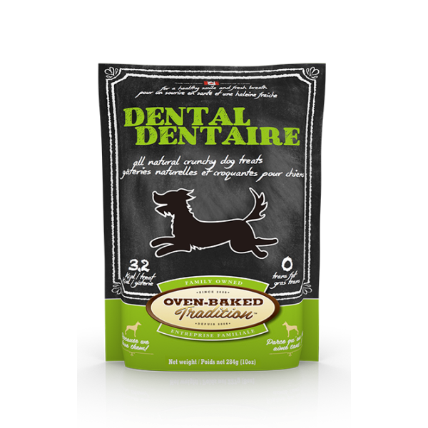 Oven-Baked Tradition Dog Treat Dental Dog 10 oz