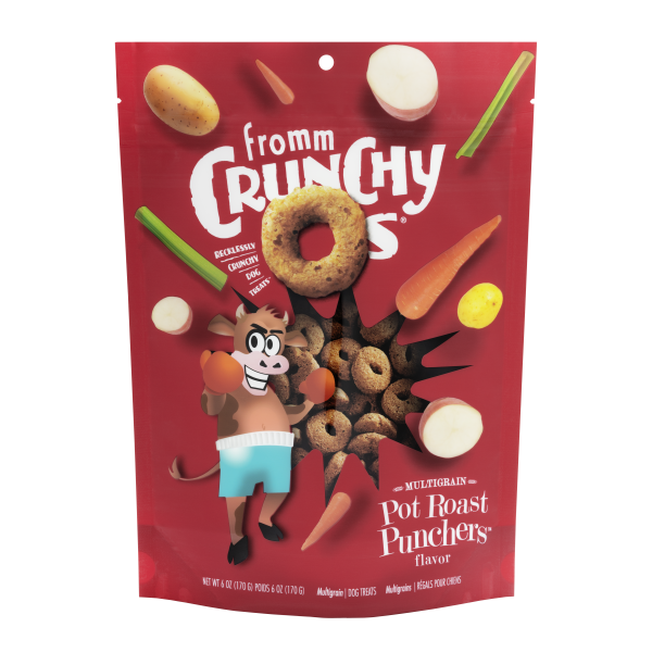 Fromm Crunchy O's GF Pot Roast Punchers  Dog 6 oz