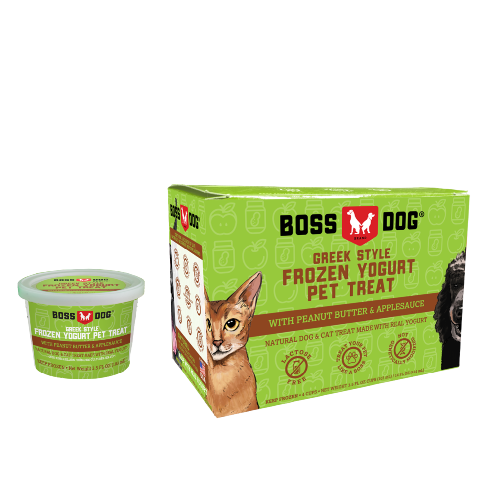 Boss Dog Frozen Yogurt PB Applesauce Dog 104 ml 4pk Paw Street