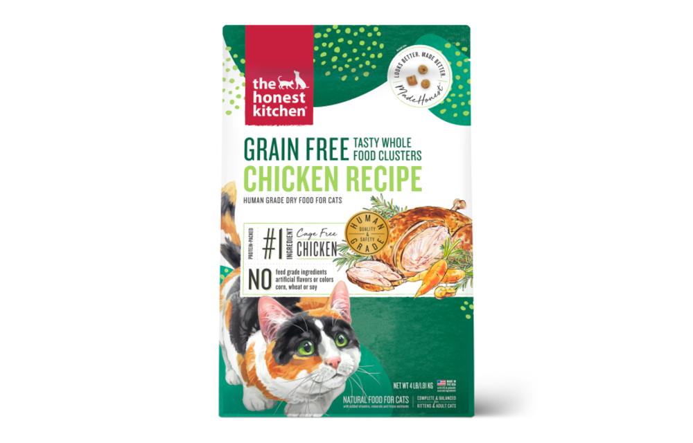 Honest Kitchen GF Whole Food Clusters Chicken Cat 4 lb