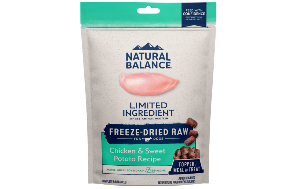 Natural Balance LID FD Raw Chicken & Sweet Potato Dog 6 oz