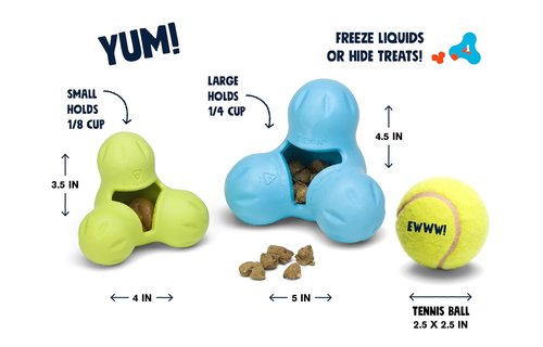 West Paw Tux 4" Aqua S