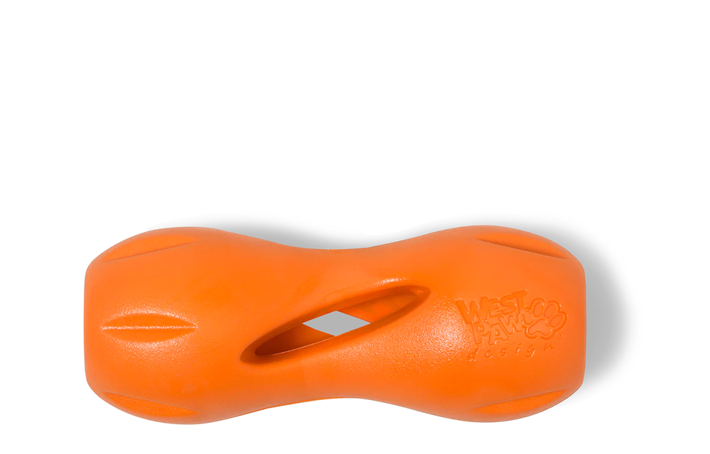 West Paw Qwizl Small 5.5" Tangerine