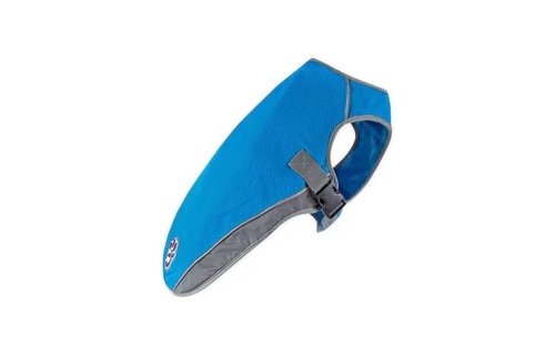 Canada Pooch Chill Seeker Blue Cooling Vest Size 12"