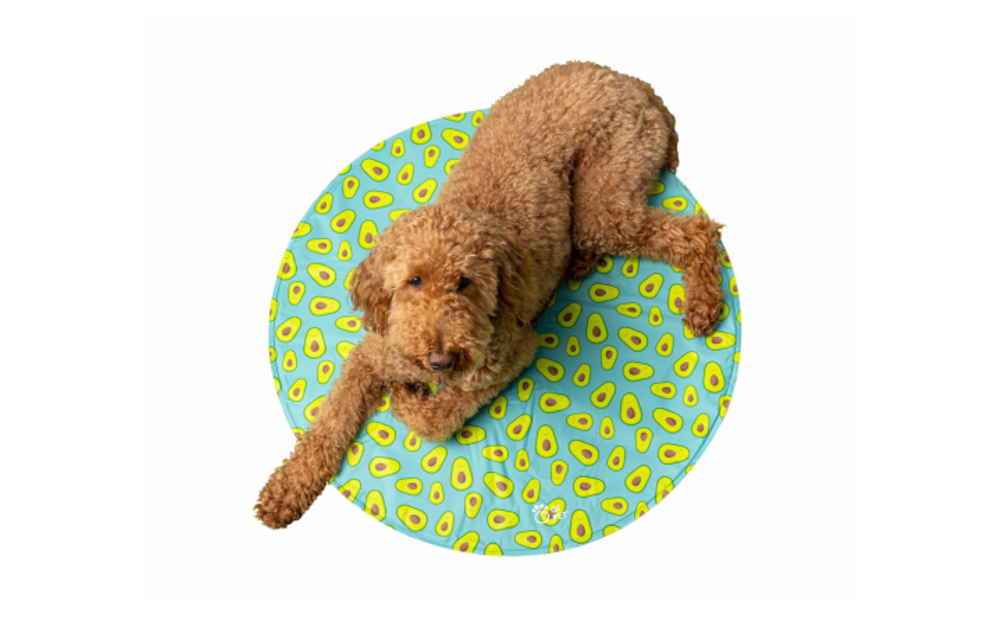 GF PET Round Ice Mat Aqua 24"