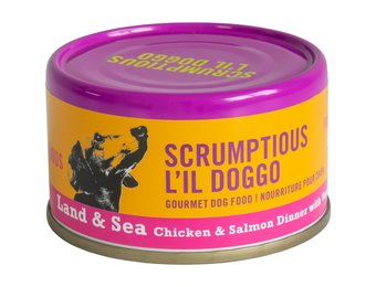 L'il Doggo Chicken & Salmon Dinner with Veggies in Gravy 3oz