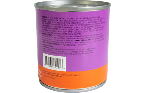 Doggo Duck & Veggie Dinner in Gravy 9oz