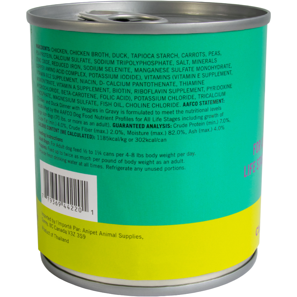 Doggo Chicken Duck & Veggie Dinner in Gravy 9oz