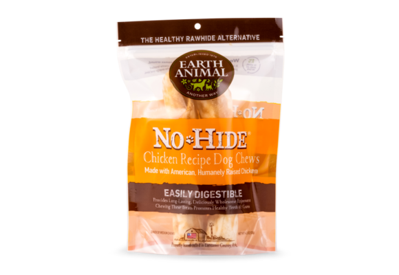 Earth Animal NoHide Chew Chicken Medium 2pk