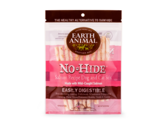 Earth Animal NoHide Chew Salmon Stix 10pk