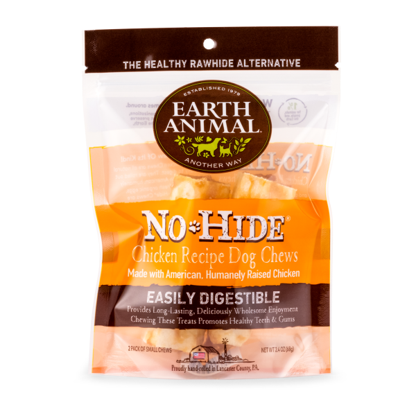 Earth Animal NoHide Chew Chicken Small 2pk