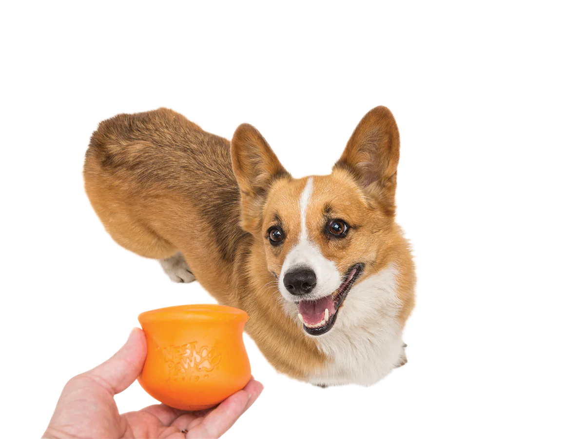 West Paw Toppl Tangerine S