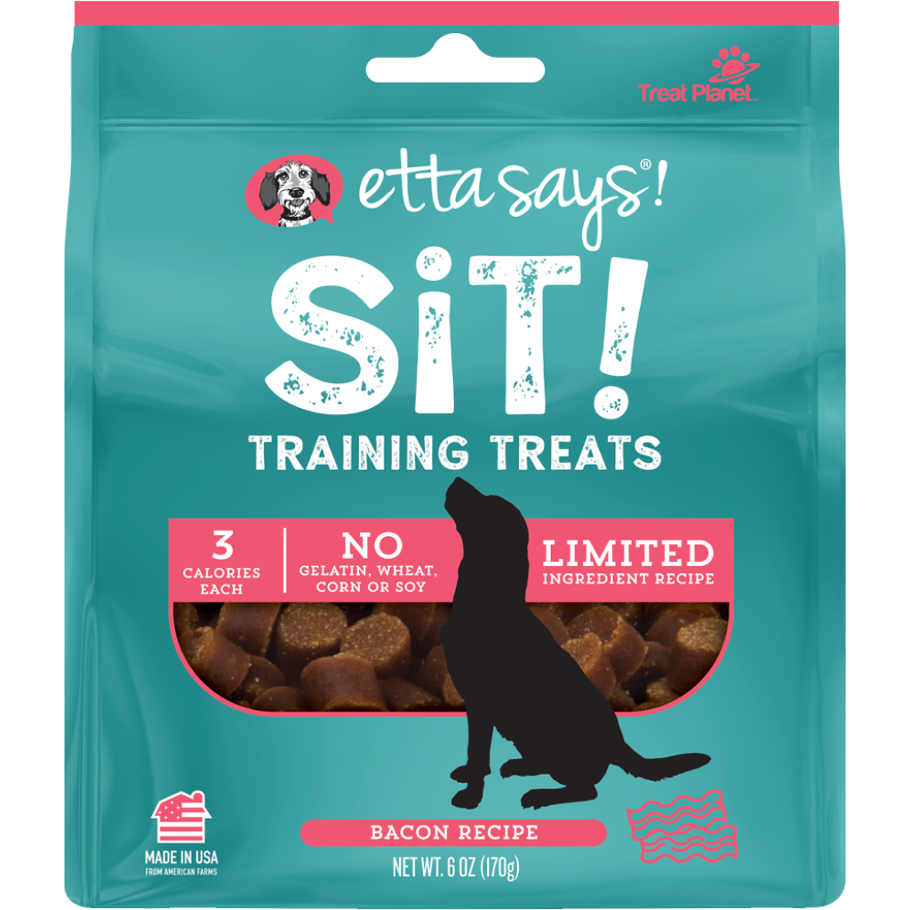 Etta Says Sit! Training Treats Bacon Dog 6 oz