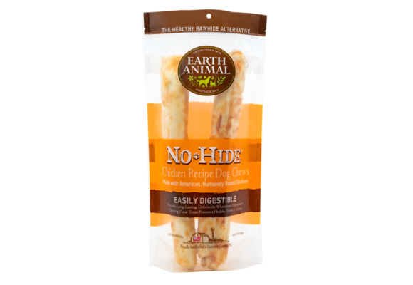 Earth Animal No Hide Chew Chicken Large Dog 2 pk