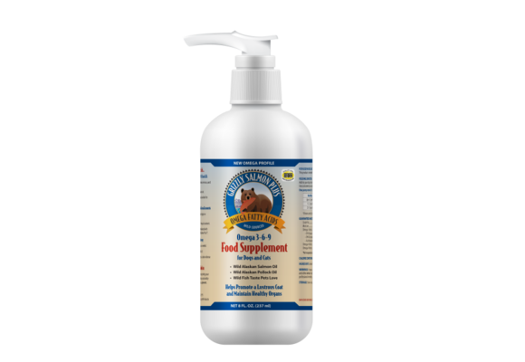 Grizzly Salmon Plus Oil Liquid Supplement 8 oz