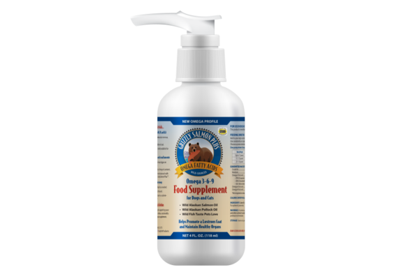 Grizzly Salmon Plus Oil Liquid Supplement 4 oz