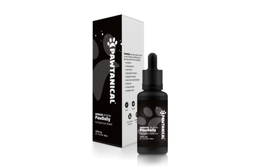 Pawtanical Paw Daily 20-50 lb med Dog 1050 mg