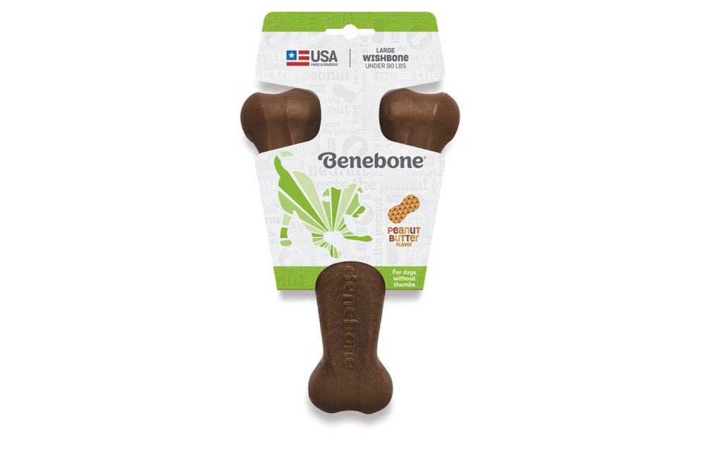 Benebone Wishbone Peanut Butter Large