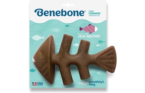 Benebone Fishbone Large Under 90 lb