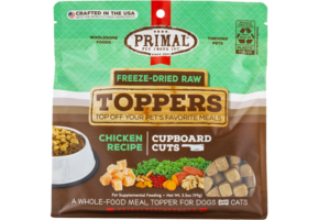 Primal FD Raw Topper Cupboard Cuts Chicken Dog/Cat 3.5 oz