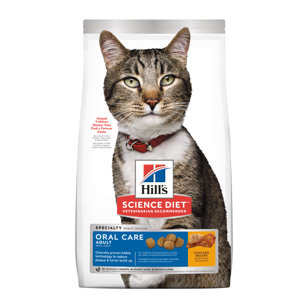 Science Diet Cat Adult Oral Care Cat 7 lb Paw Street Market