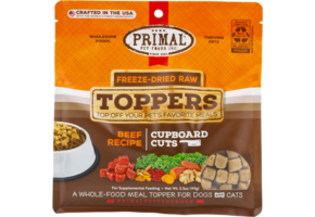 Primal FD Raw Topper Cupboard Cuts Beef Dog/Cat 3.5 oz