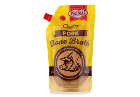 Primal Frozen Bone Broth Pork Dog/Cat 20 oz