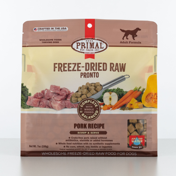 Primal Freeze Dried Pork Pronto Dog 7 oz