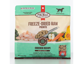 Primal Freeze Dried Chicken Pronto Dog 16 oz