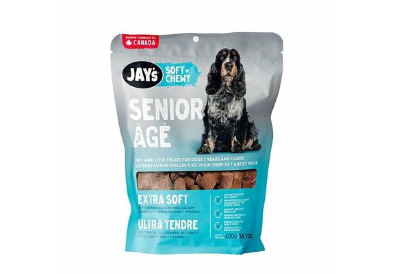Jay's Soft & Chewy Senior Liver Treat Dog 400 g