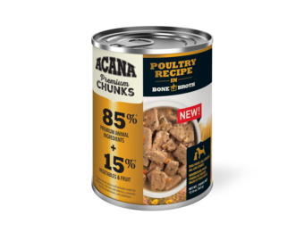 Acana Poultry Recipe in Bone Broth 363g